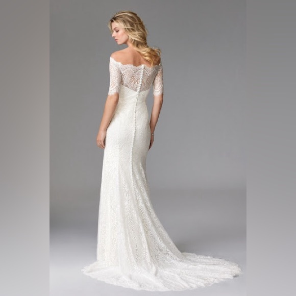 Wtoo Savannah Wedding Gown Ivory/Ivory Size 00 - Picture 5 of 12